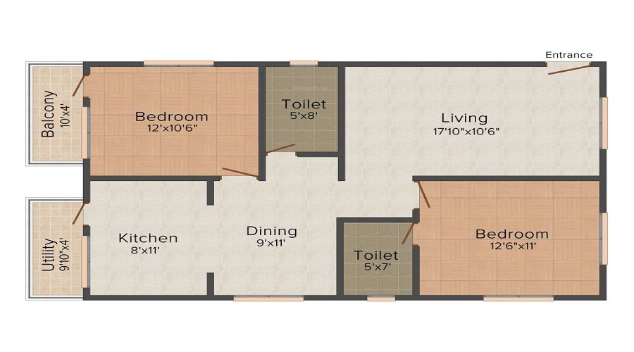RC Brindavan Floor Plan