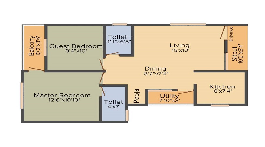 Vaastu Hill View III Floor Plan