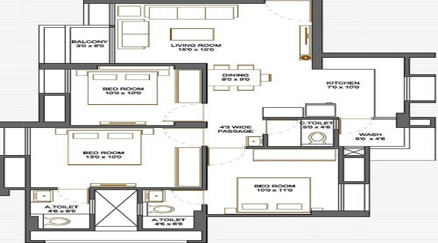 Mahaprabhu Harmony Floor Plan