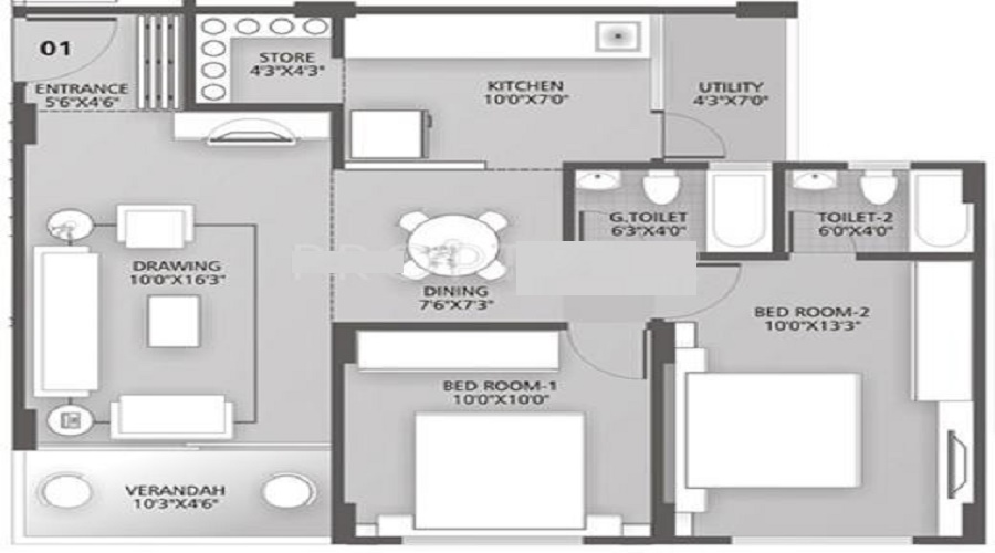 Dharmadev Neelkanth Orchid Floor Plan