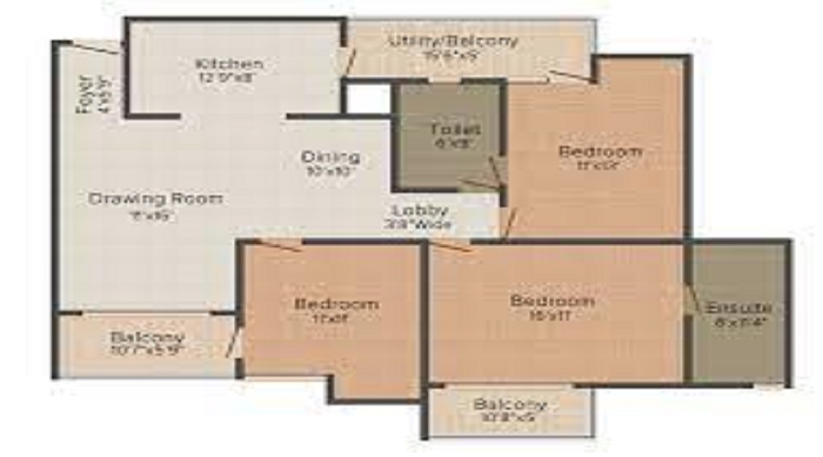 Santrupti Vaishnavi Residency Floor Plan