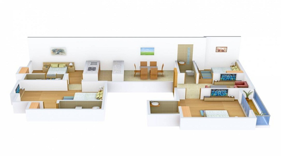 Apsara Apartment Floor Plan