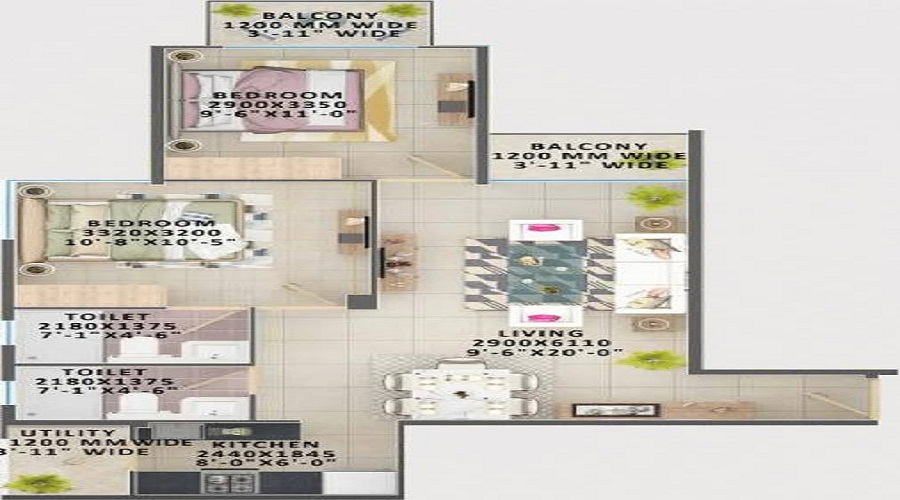 Signature Global Orchard Avenue 2 Floor Plan