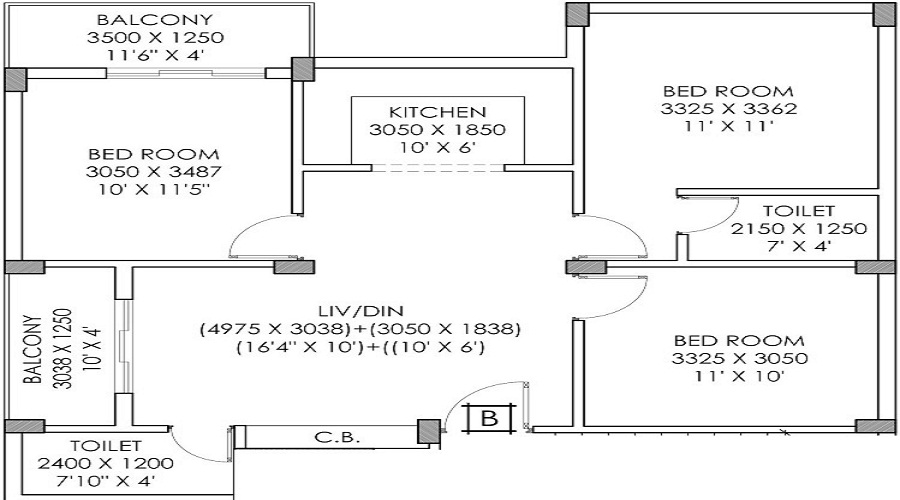 Kedareshwar Co Operative Housing Society Floor Plan