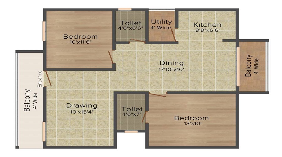 NCN Platina Floor Plan