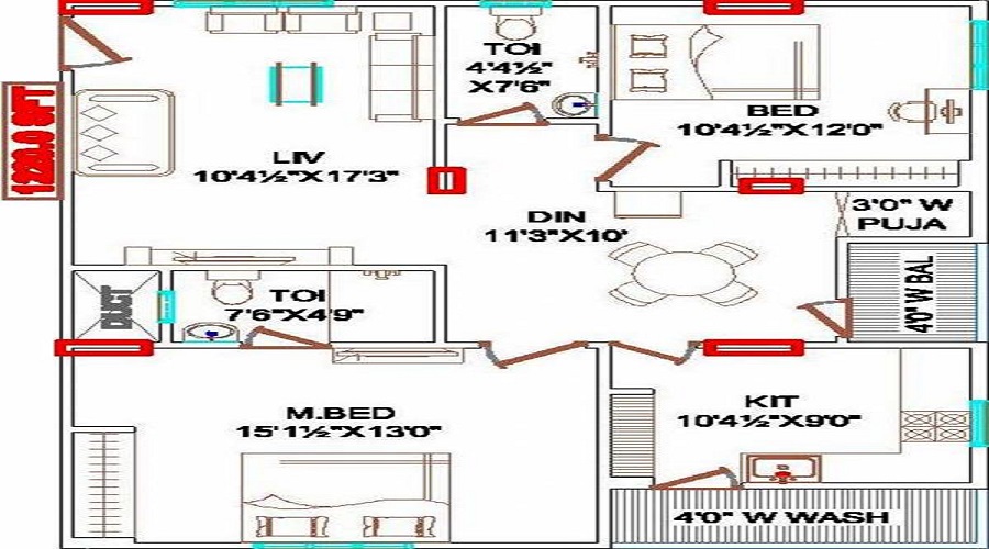 KMC Manoharam Floor Plan
