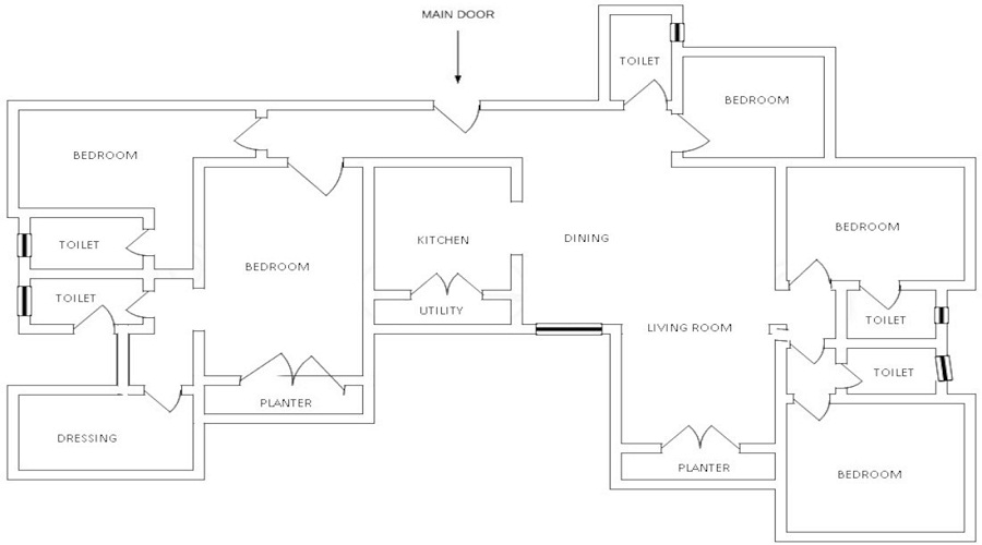 Sabuj Villa Floor Plan