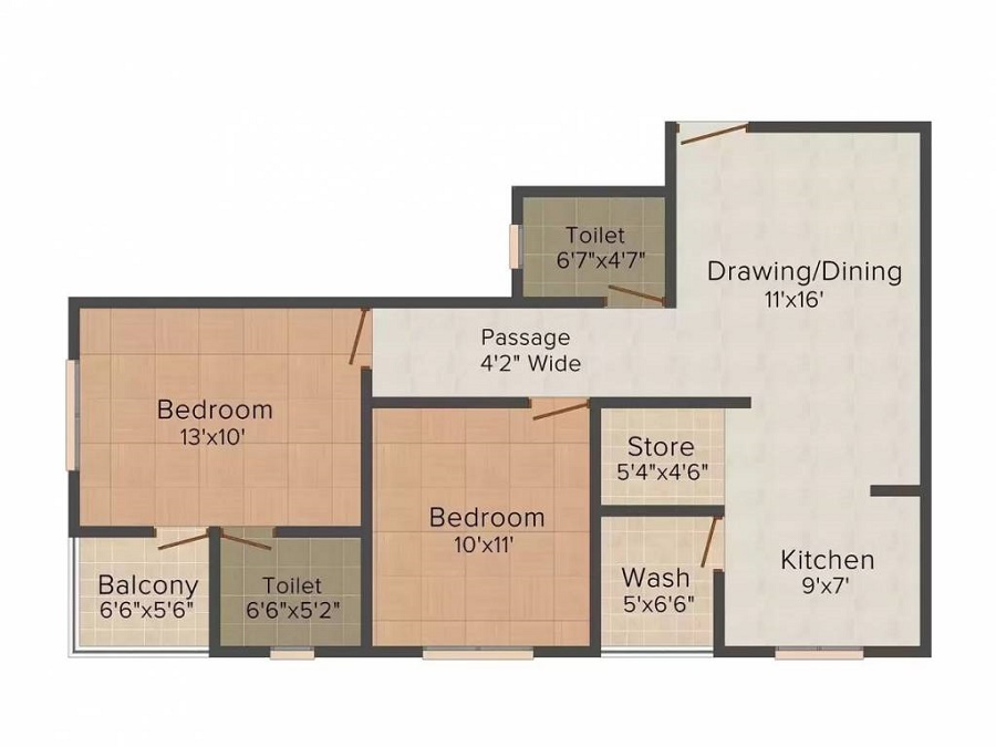 Shivam Rudra Sky Floor Plan
