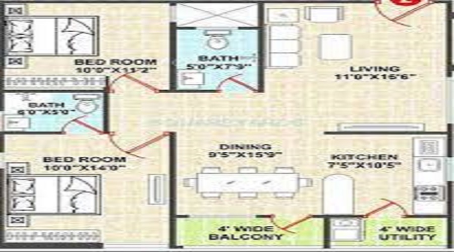 SLV Ratnagiri Enclave Floor Plan