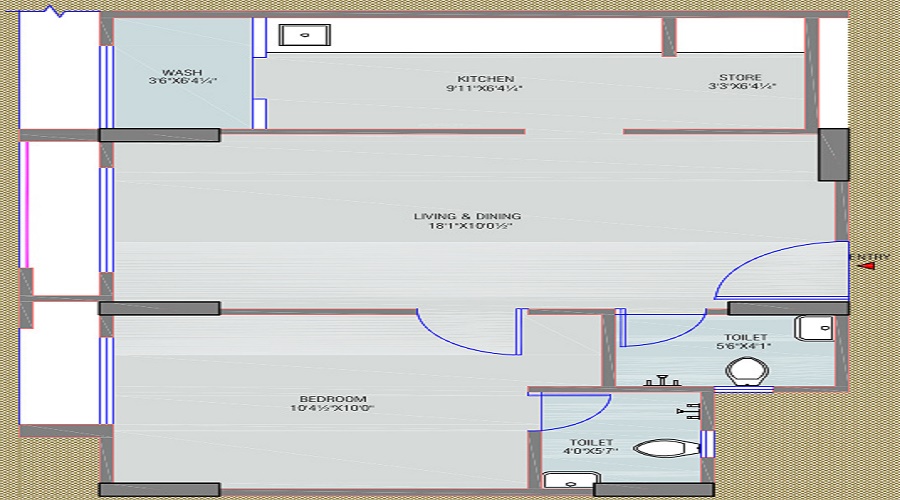 KGN Tirmizi Heights Floor Plan