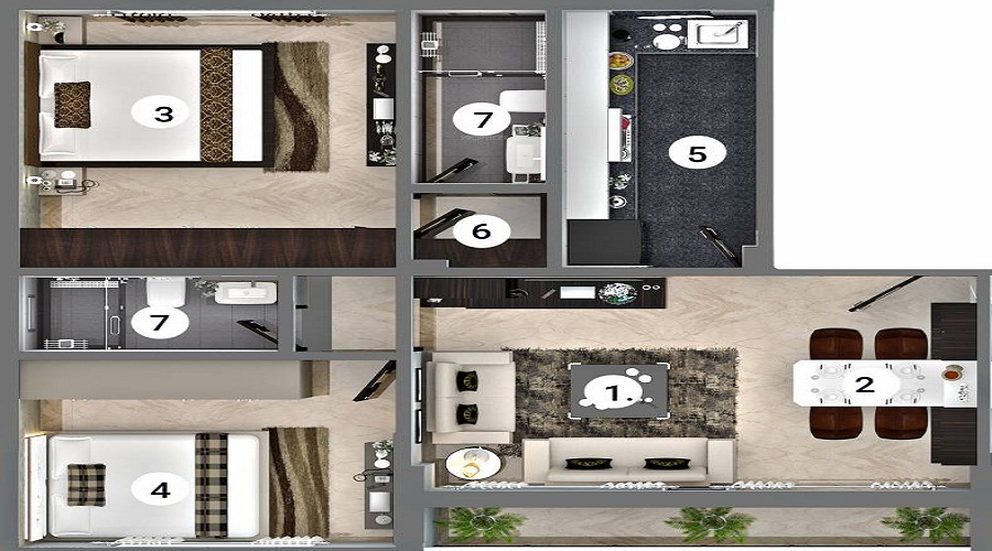 Allure Residency Floor Plan