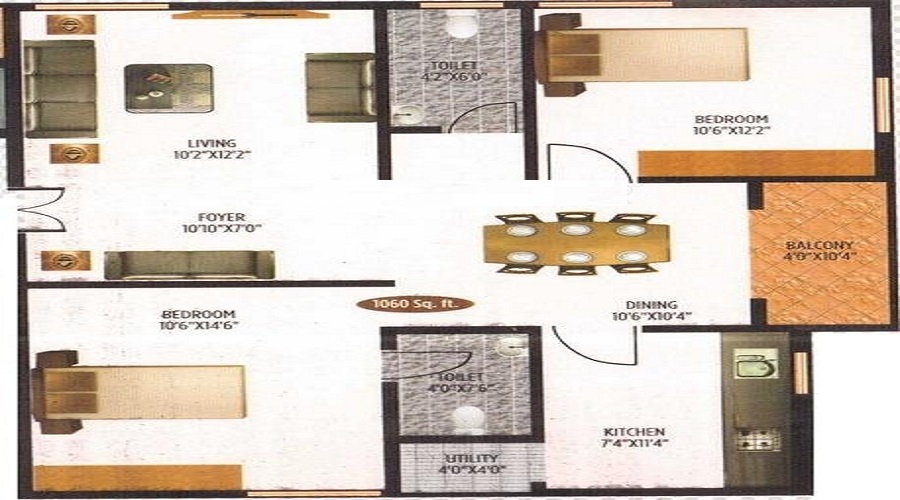 VBM Sindhura Enclave Floor Plan