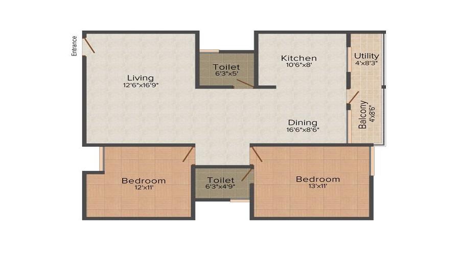 Vandana B R Enclave Floor Plan