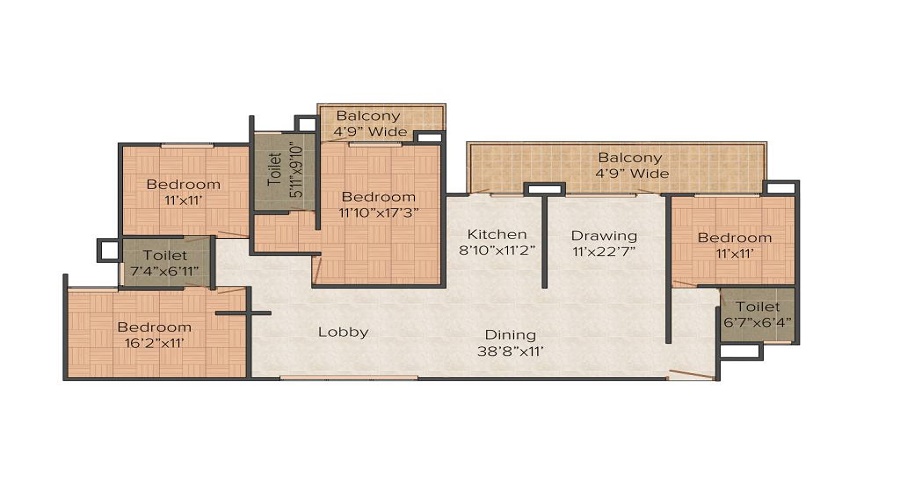 SRS Royal Hills 2 Floor Plan