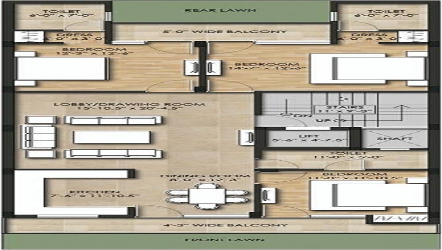 Richlook Affordable Luxury Floor Plan