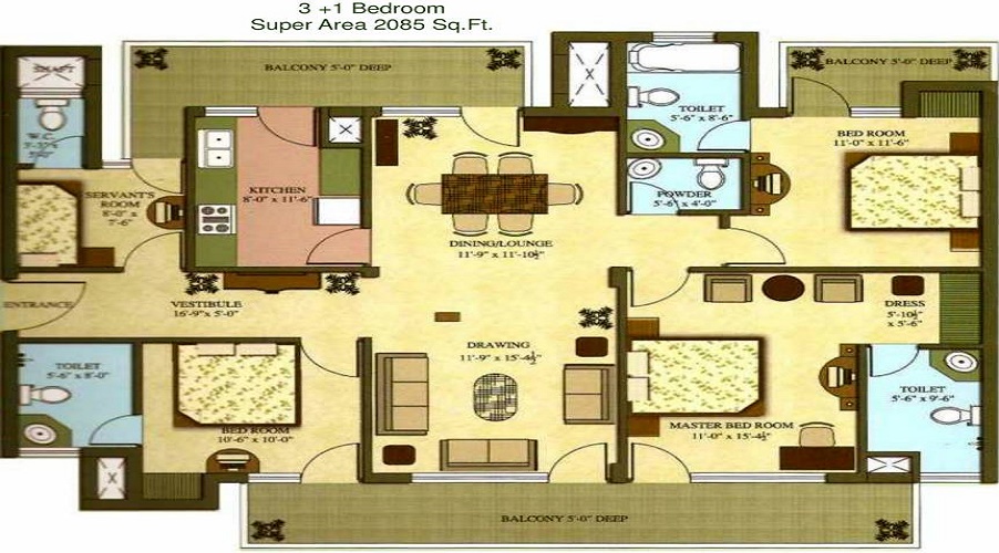 Landmark Kunjeans Height Floor Plan