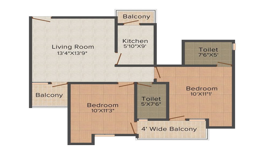 KLJ Platinum Floors Floor Plan