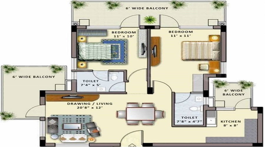 Shiv Park 1 Floor Plan