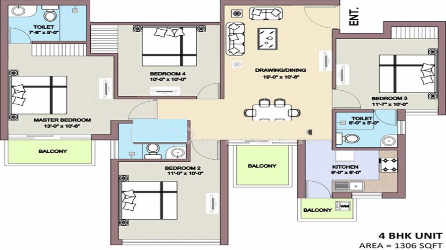 BPTP Park Elite Floor Plan