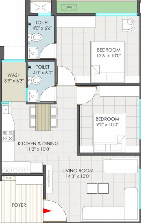 Yash Seventh Floor Plan