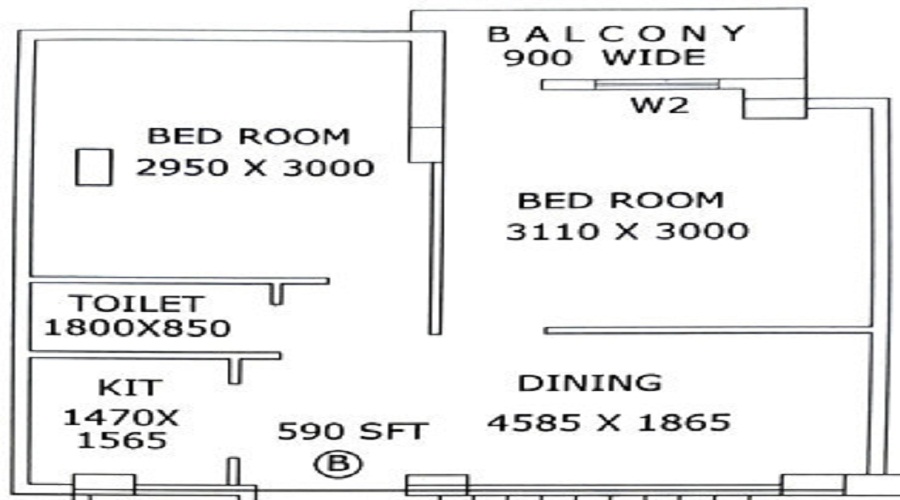 Tanisha Apartment Floor Plan