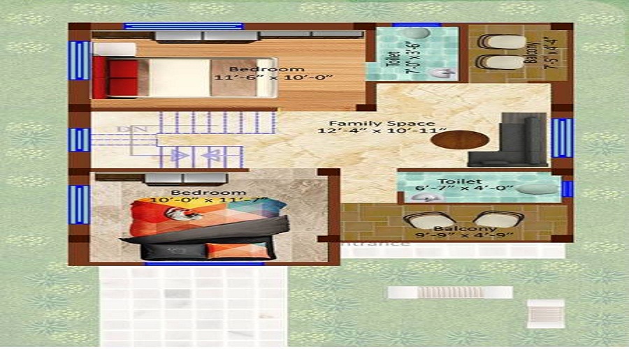 Flora Villas Floor Plan