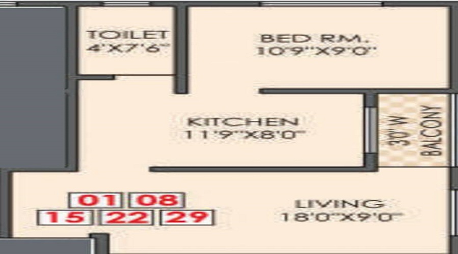 Charwad Ovi Yuga Residency Floor Plan