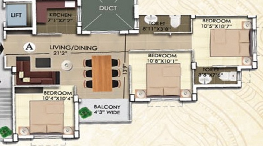 Nirvana Block 2 Floor Plan
