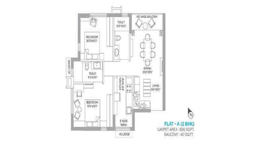Jeet Sunshine Ph IV Floor Plan