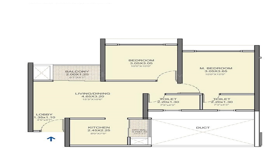Reputed Vasant Tower Floor Plan