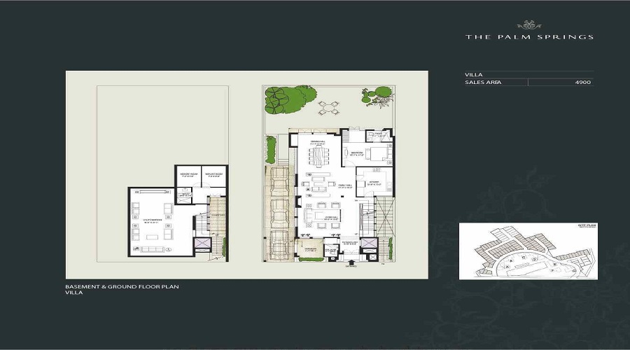 Emaar The Palm Spring Villas Floor Plan