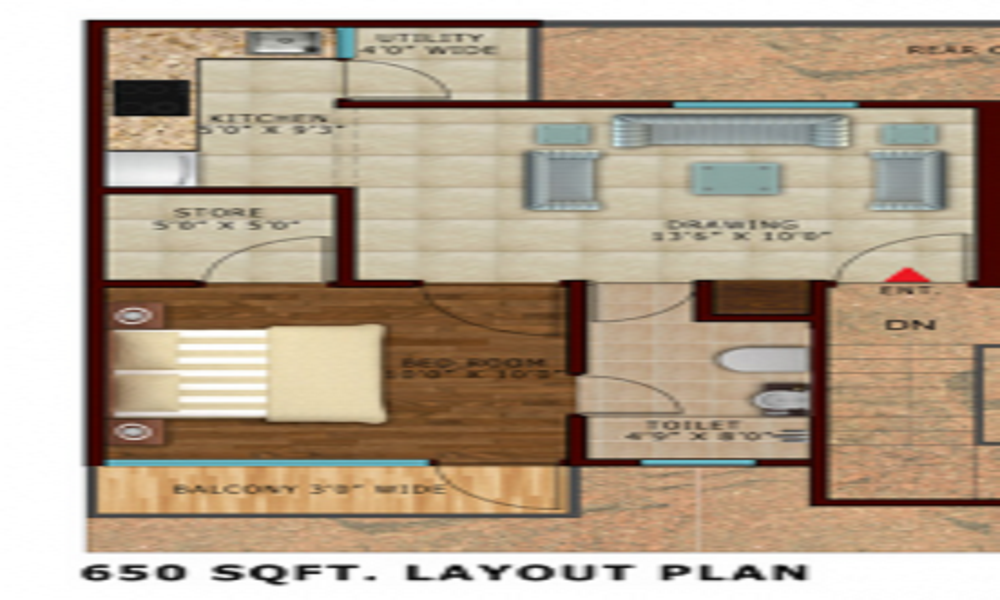 Renowned Group Lotus Villas Floor Plan