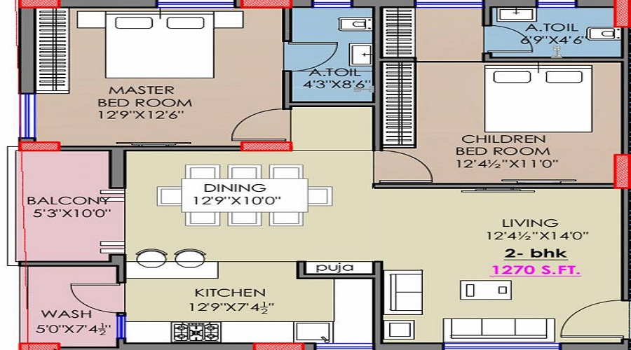 Aryamitra Trillium Floor Plan