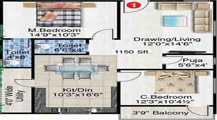 Shubham Majestic Floor Plan