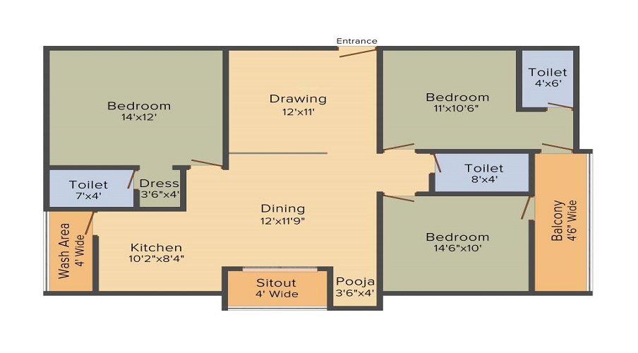 ASR Mapple Creek Floor Plan