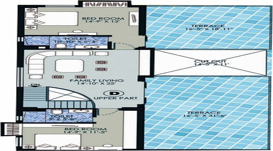 4 BHK+4T 2798/sqft-saleable Sqft Apartment For Sale In Presidential In Ballygunge Floor Plan