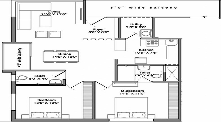 Sri Dhatri Ivy Crest Floor Plan