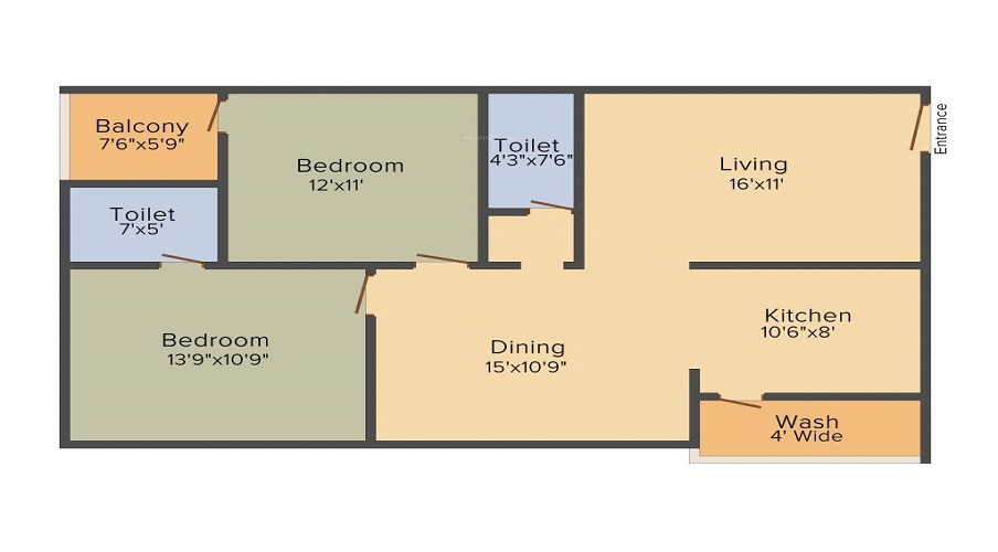 Sanghvi Urbn Floor Plan