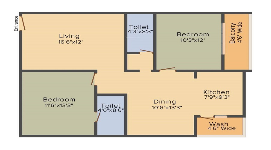 Sanghvi Urbn Floor Plan