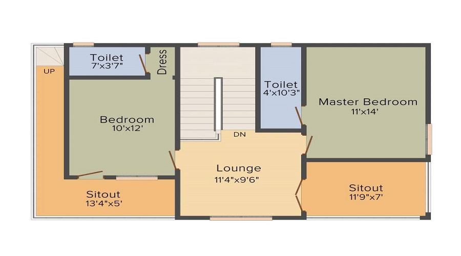 Praneeth Pranav Blooms Floor Plan