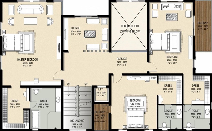 Prathima Pristine Estates Floor Plan