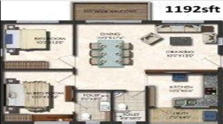 RV Nirmaan Dharmista Floor Plan