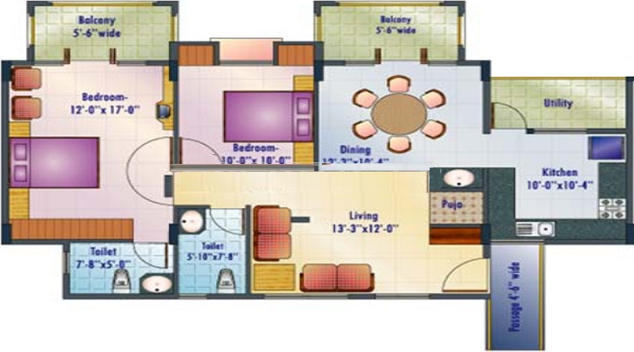 Narayan Raghuram Residency Floor Plan