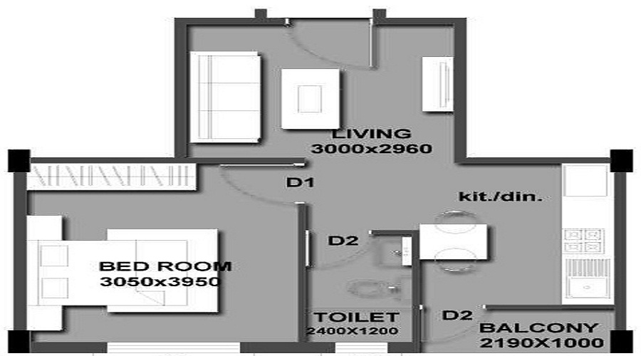 Joy Mira Garden Phase 2 Floor Plan