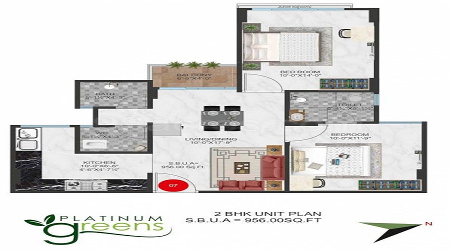 Platinum Greens Floor Plan
