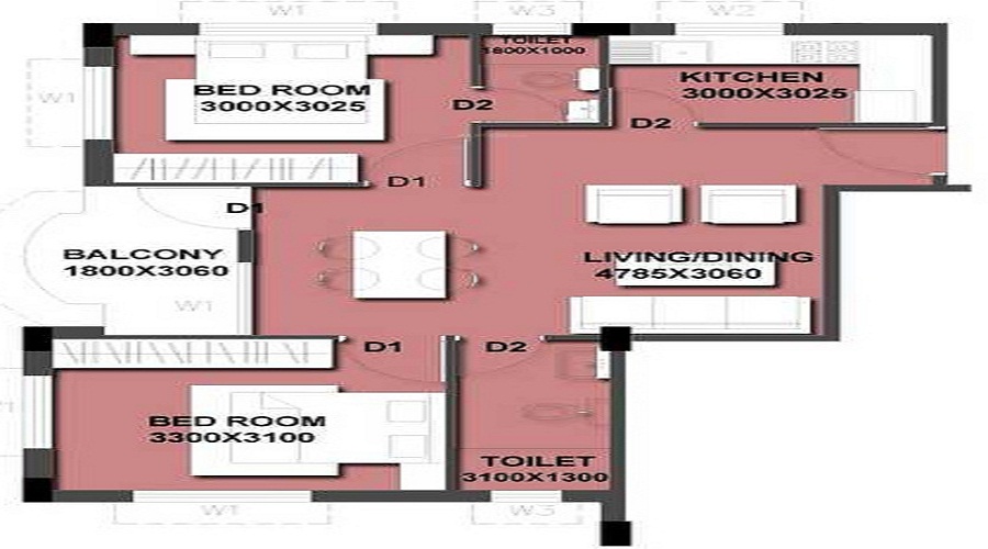 Vishal Yashika Heavens Floor Plan