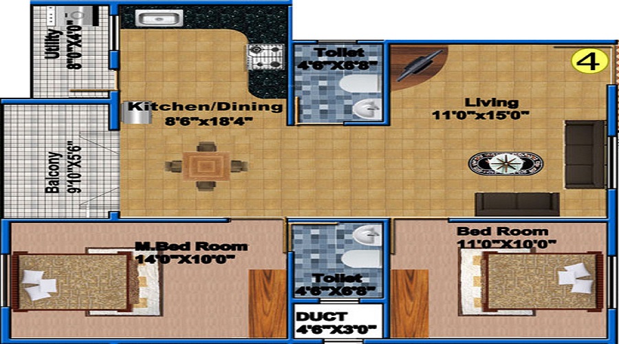 DS Max DSMAX SANTHRUPTHI Floor Plan