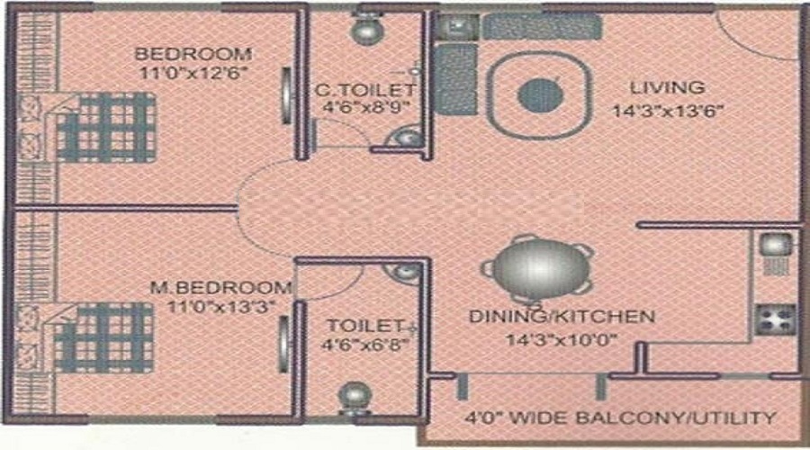 Aadhaar Sumukha Simhadri Springs Floor Plan