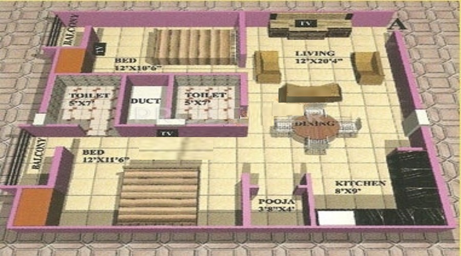 Sreenidhi Sreenidhi Lake View Floor Plan