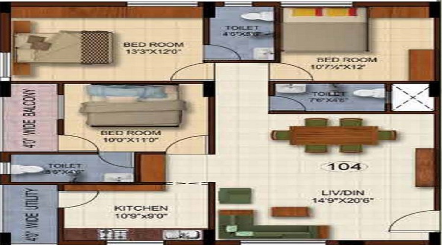 Pavani Aqua Floor Plan
